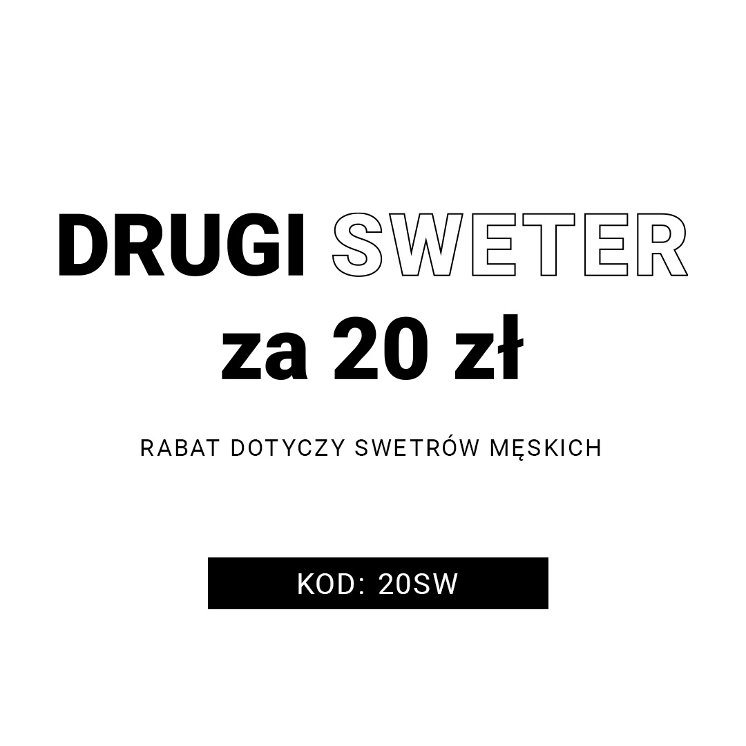 2gi tańszy sweter za 20 zł - OUTLET